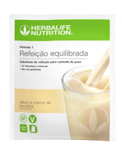 Fórmula 1 saquetas Creme de Baunilha Conjunto de 7 Saquetas