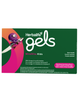 MindVita Kids Herbalife Gels Limão e Frutos Vermelhos 30